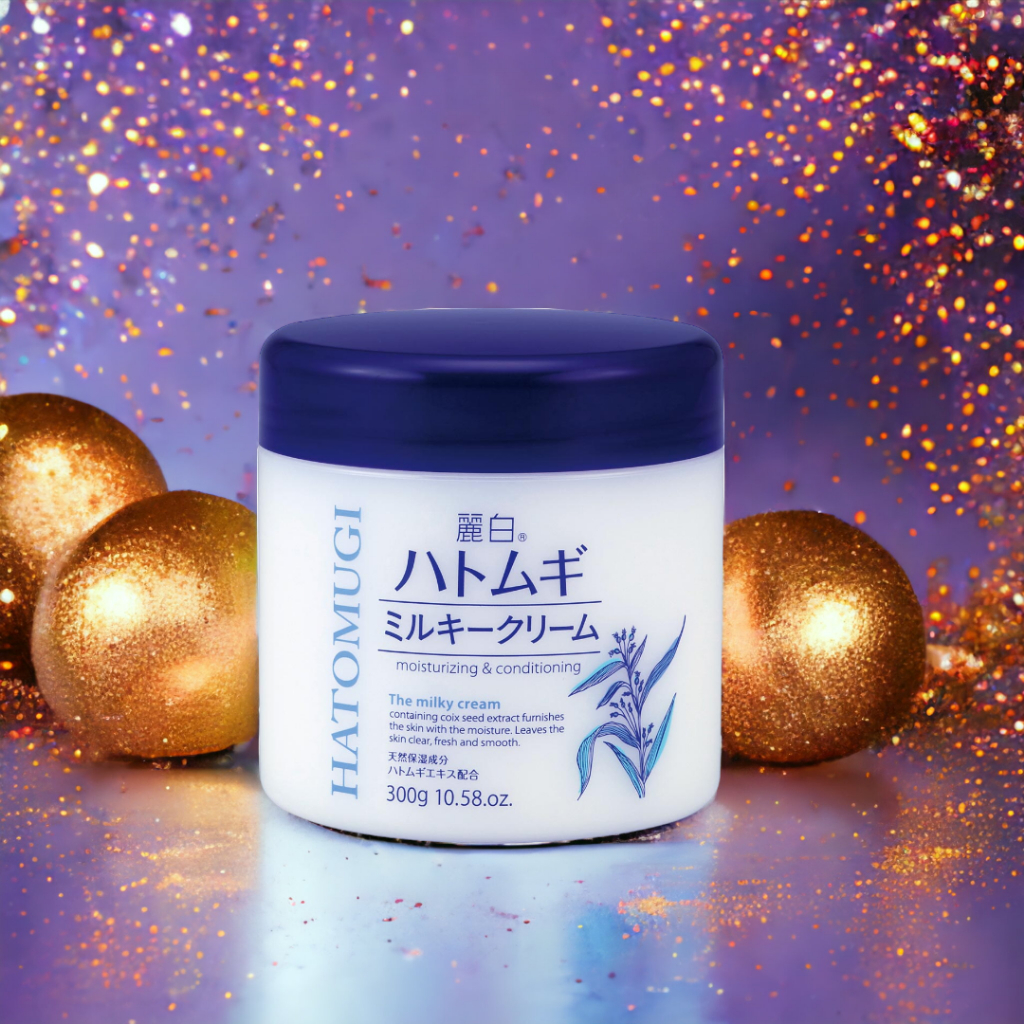 Kem Dưỡng Trắng Da Chiết Xuất Hạt Ý Dĩ Hatomugi Milky Cream