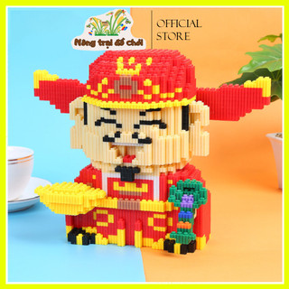 Mô hình lắp ráp ông thần tài đồ chơi xếp hình thần tài le go thần tài