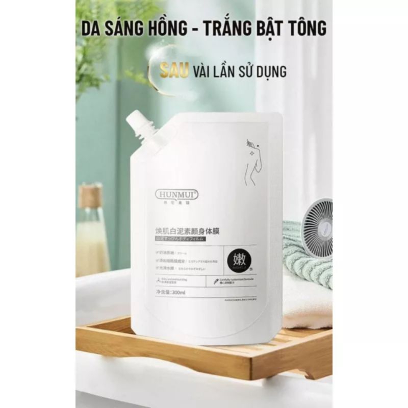 Mặt Nạ Ủ Trắng Toàn Thân Niacinamide Hunmui | BigBuy360 - bigbuy360.vn