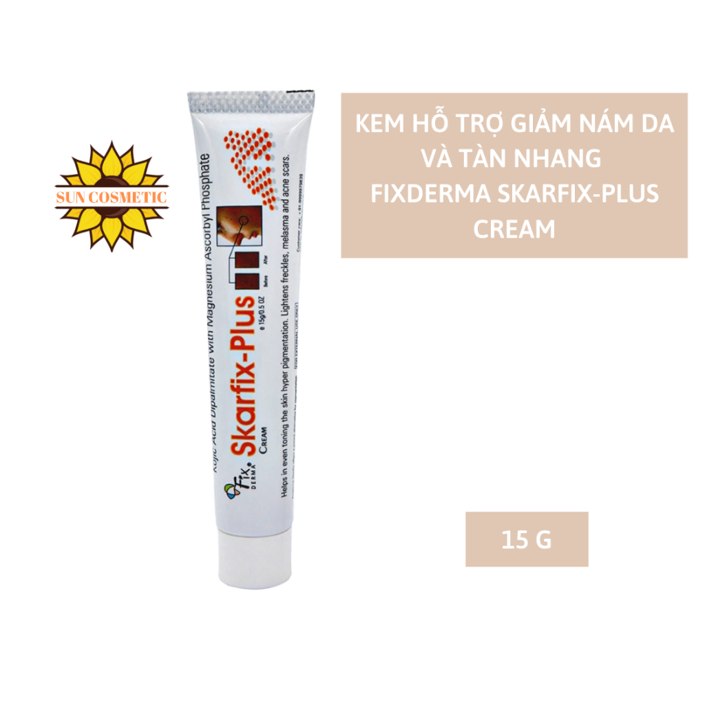 Kem Fixderma Skarfix-Plus Cream hỗ trợ giảm nám da và tàn nhang (15g)