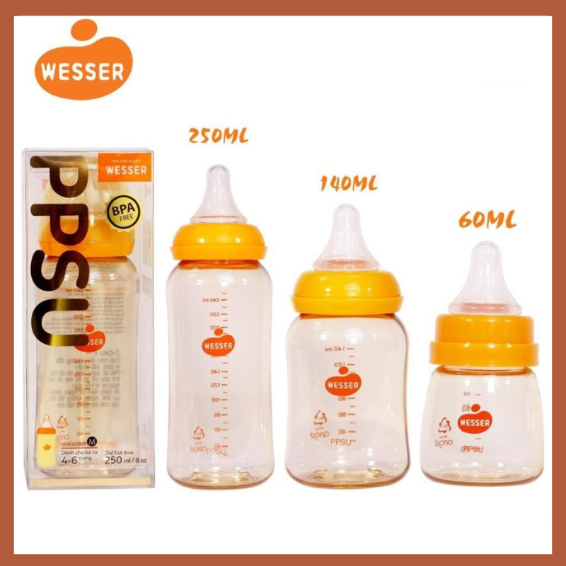 Bình sữa Wesser PPSU
