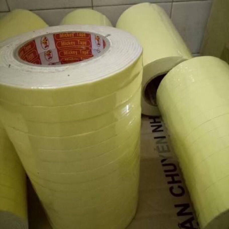 Băng dính xốp 2 mặt 1.8cm và 4.8cm