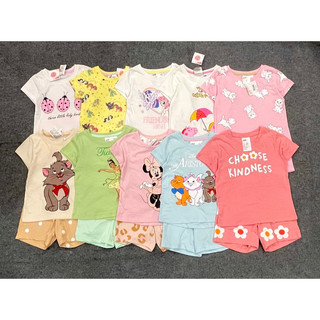 Bộ cotton bé gái HM Đại