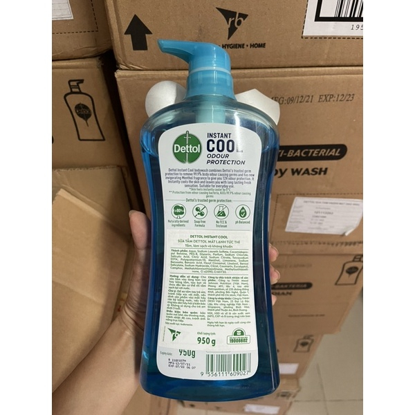 SỮA TẮM DETTOL KHÁNG KHUẨN VÀ DƯỠNG THỂ 950G