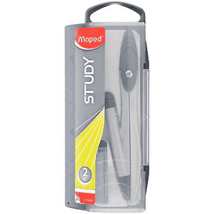 Compa Học Sinh Chì Bấm Ngòi 0.5mm Tặng Kèm Hộp Ruột Chì Trong Sản Phẩm, Hộp Có Thước Kẻ Maped-119430