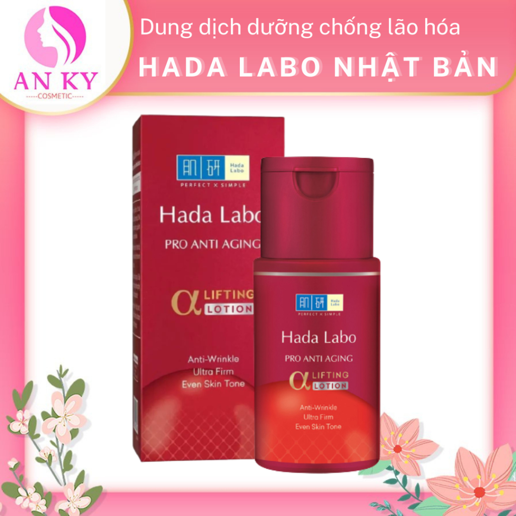 Dung Dịch Dưỡng Chuyên Biệt Chống Lão Hóa Hada Labo Pro Anti Aging Lotion 100ml (màu đỏ)