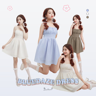 Đầm hai dây xòe nhấn eo Leilani 𝐁𝐥𝐮𝐞𝐃𝐚𝐳𝐞 𝐃𝐫𝐞𝐬𝐬.