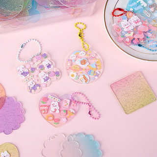 COMBO 5 Set tự làm móc khóa handmade (Không tặng kèm sticker)
