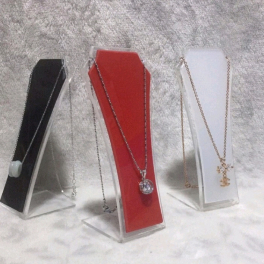 Đế mica đứng trưng dây, kệ nhỏ trưng dây, vòng cổ