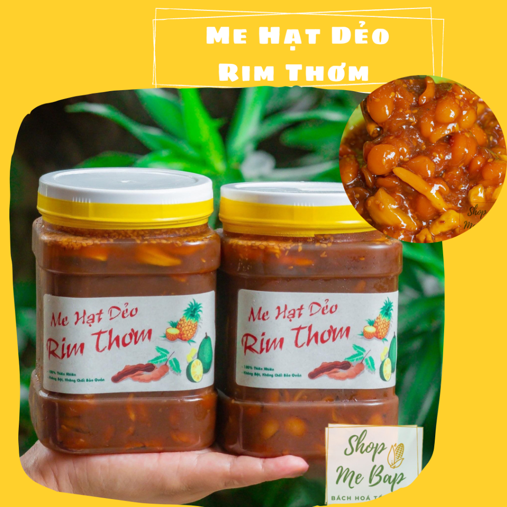 Me Dẻo Rim Đác Thơm 500g - Đá me ngào mít 100% tự nhiên - Shop Mẹ Bắp
