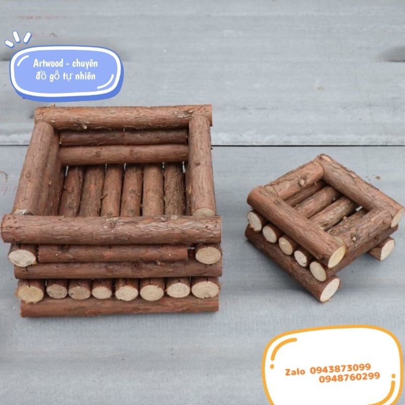 Chậu gỗ trồng hoa phong lan, lan dendrobium thoáng khí, ra rễ nhanh, rất dễ sử dụng, tưới nước và phân bón cho hoa lan
