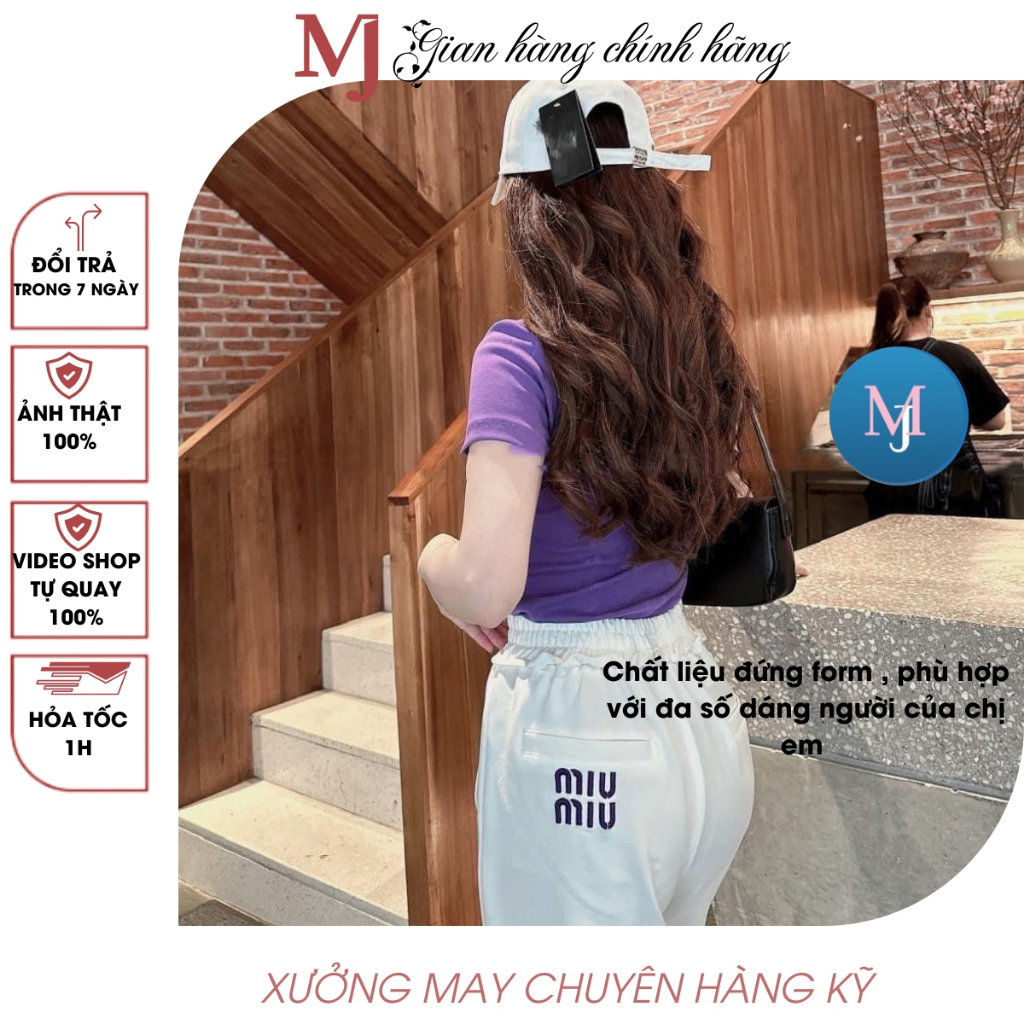 Set quần áo Quảng Châu - Bộ quần áo nữ hàng Quảng Châu thiết kế - Set bộ áo thun kèm quần ống rộng 1