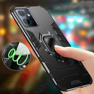 Ốp lưng Xiaomi Redmi Note 12 Ironman chống sốc kèm iring chống lưng