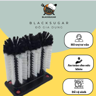 Cọ Rửa Ly 3 Đầu Giúp Rửa Ly Nhanh Chóng, Tiện Dụng