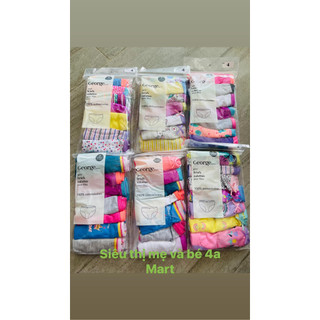 Sét 7 quần chip George xuất dư xịn đủ size cho bé gái