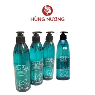Gel Giữ Nếp Tóc Xoăn Livegain, Tạo độ dày và cấu trúc cho tóc, dưỡng ẩm hạn chế hư tổn, giữ nếp tóc bền lâu, bóng đẹp