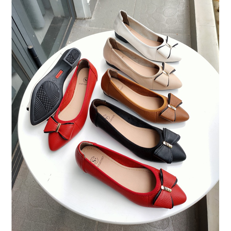 Giày Step further nơ bấm giữa