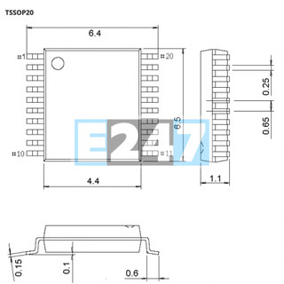 Chip Dán MCU CH32V003F4P6 TSSOP20