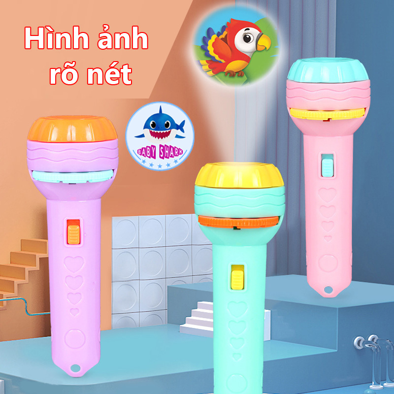 Đèn Pin Chiếu 80 Hình Ảnh Cho Bé Thoả Thích Khám Phá Hoa Quả, Động Vật, Côn Trùng, Phương Tiện, Siêu Nhân