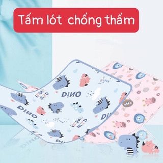 Lót Chống Thấm Best baby - Tấm Lót Thay Tã Bỉm Cotton 3D Chống Thấm Cho Bé Sơ Sinh 3 lớp Babypich