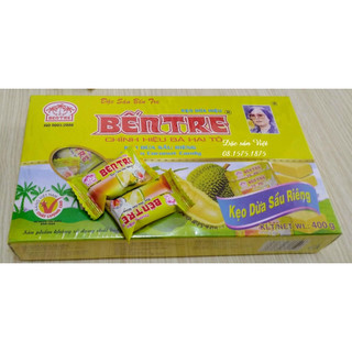 Kẹo dừa sầu riêng bến tre 400g