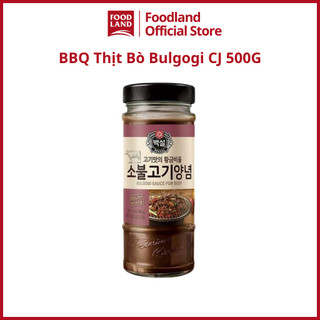 Sốt BBQ thịt bò Bulgogi Cj 500gr - ướp bò,thịt bò nướng - Foodland