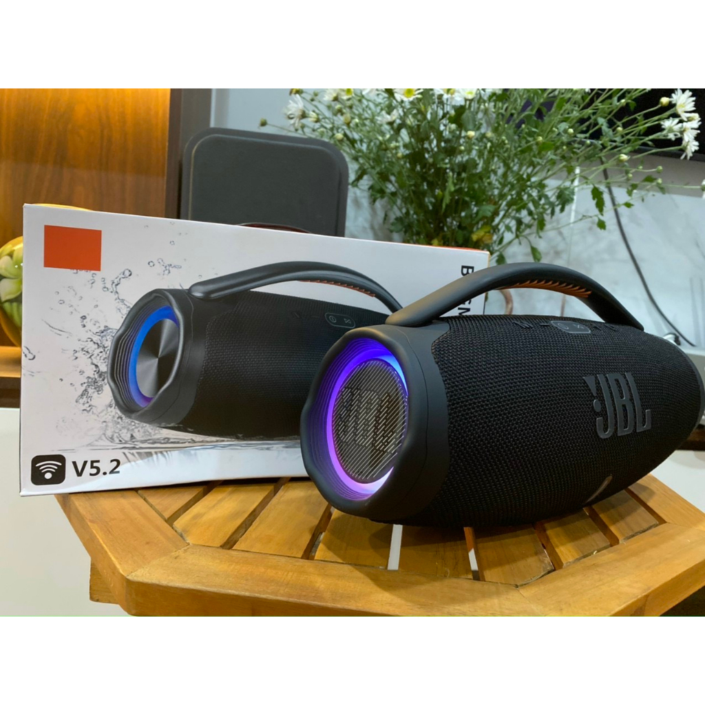 Loa bluetooth JBL Bombox 3 có đèn led Công suất 40W