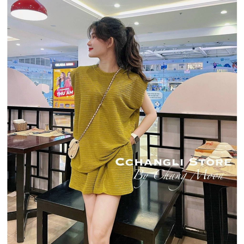 Sét bộ đùi thời trang mùa hè cá tính,bộ thun xốp cao cấp from cánh dơi dễ mặc 2 màu siêu cưng