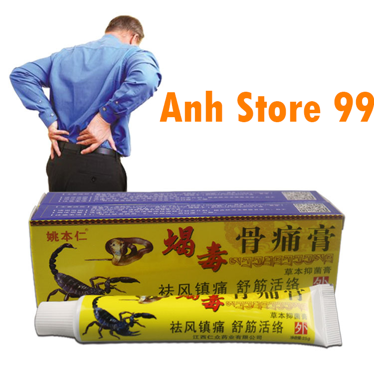 Kem xoa bóp Ngũ Độc Tây Tạng hỗ trợ giảm đau nhức cơ xương khớp hàng chính hãng tuýp 20Gr-anhstore99