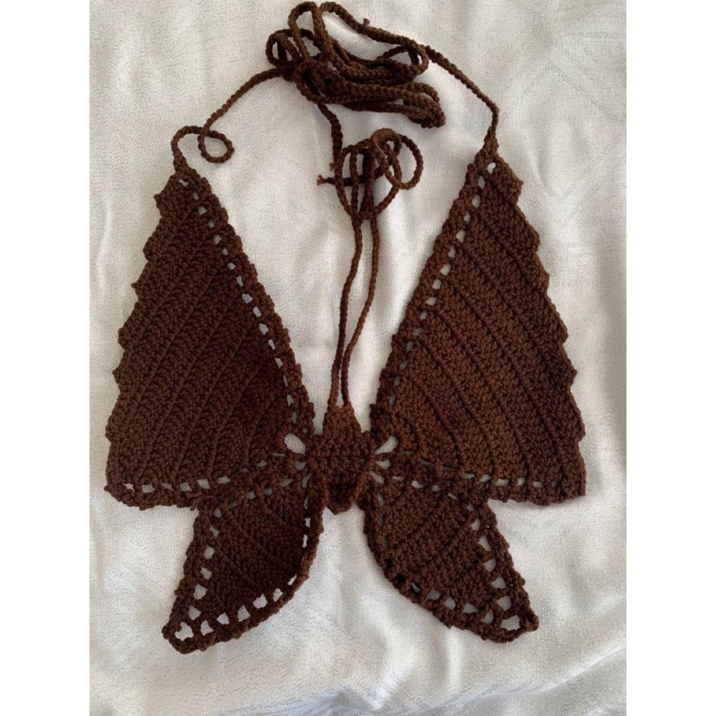 🦋 ÁO CROPTOP móc len thủ công