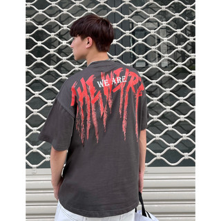 LOCAL BRAND Áo thun The Weird Phong Cách Unisex Form Rộng ATK539