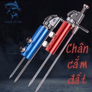 Chân cắm đất gác cần câu đài chống cần câu đài, chắn cắm đất chắc chắn, h030