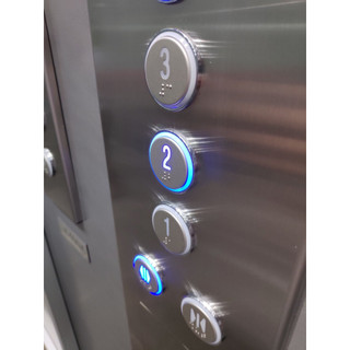 Nút Nhấn Tròn Thang Máy Led Xanh Dương