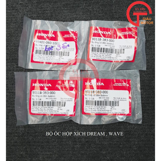 Bộ 4 ốc gắn hộp xích cho xe dream- wave- future chính hãng honda