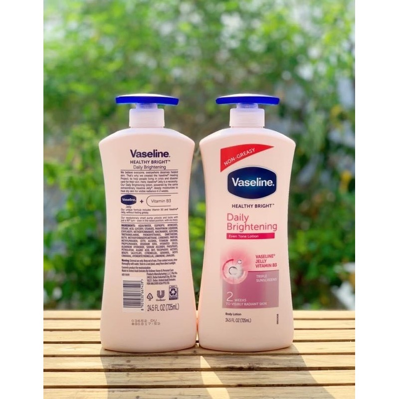 Sữa Dưỡng Thể Vaseline Healthy Bright 725ml DATE MỚI