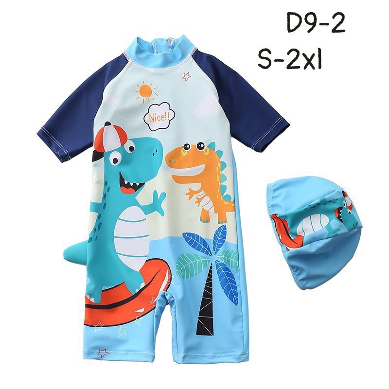 Đồ bơi bé trai chống nóng chống lạnh quần có lót lưới siêu xịn