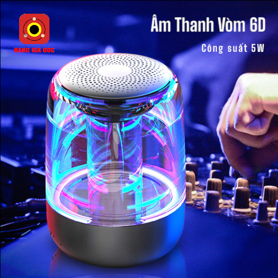 Loa bluetooth C7 5W tích hợp đèn ngủ mẫu mới âm thanh vòm 6D, đàm thoại trực tiếp - Hàng nhập khẩu cao cấp