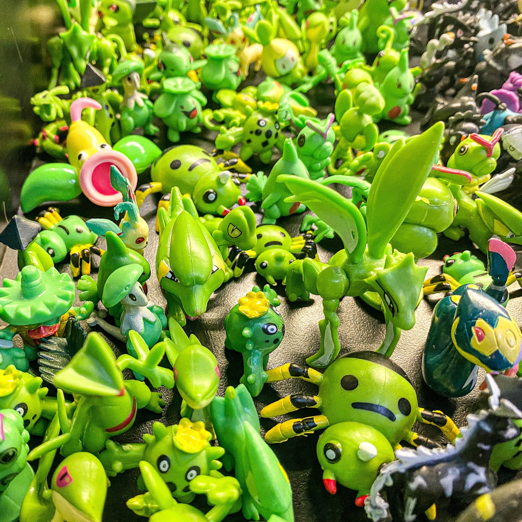 Mô hình Pokemon mini hệ cỏ mô hình tsum tsum tuổi thơ