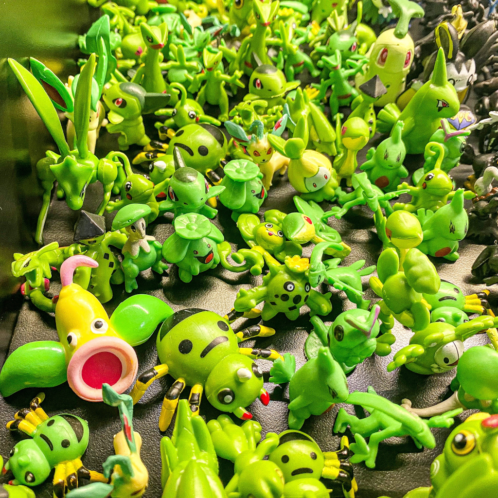 Mô hình Pokemon mini hệ cỏ mô hình tsum tsum tuổi thơ