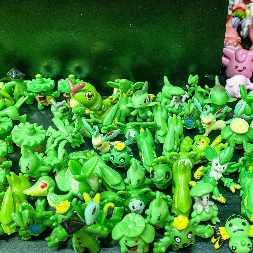 Mô hình Pokemon mini hệ cỏ mô hình tsum tsum tuổi thơ