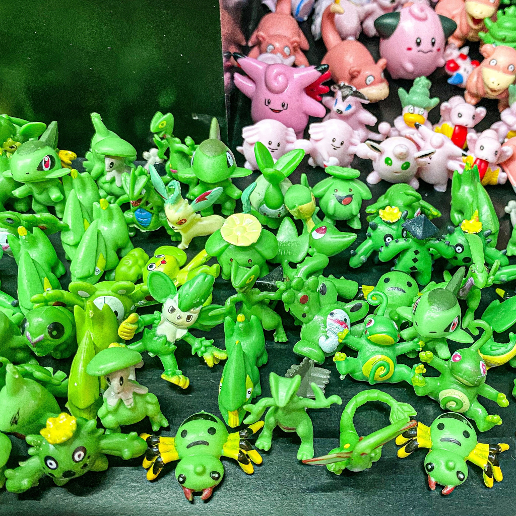 Mô hình Pokemon mini hệ cỏ mô hình tsum tsum tuổi thơ