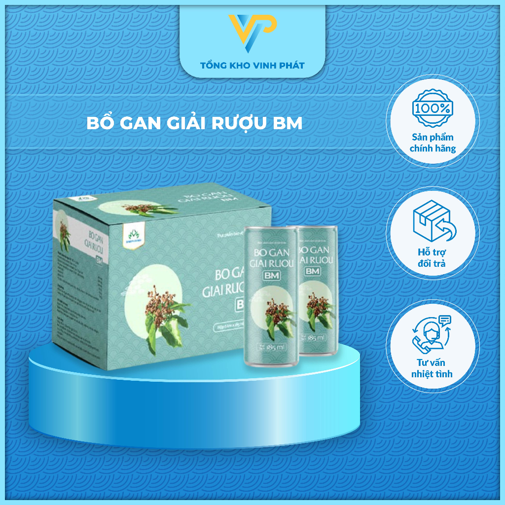 Nước Giải Rượu BM Nguyên Chất Hàn Quốc Giúp Làm Mát, Giải Độc Và Hỗ Trợ Bảo Vệ Gan- Tổng Kho Vinh Phát