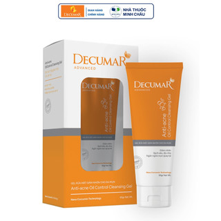[NEW] Combo DECUMAR ADVANCED [Gel ngừa mụn, gel rửa mặt kiềm nhờn, kem chống nắng] (Decuma, dercuma, dercumar, advance]