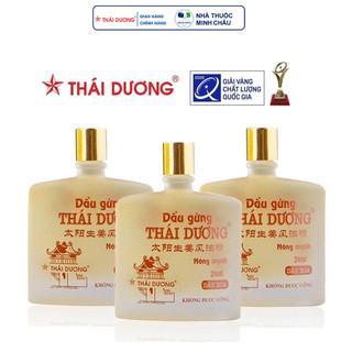 Dầu gừng Thái Dương (Chai 24ml, 6ml) - Dầu gió
