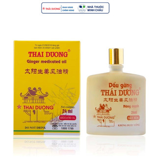 Dầu gừng Thái Dương (Chai 24ml, 6ml) - Dầu gió