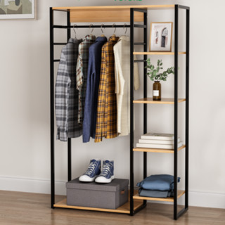 Kệ treo quần áo big size L Hanger có giá để đồ thiết kế lắp ráp hiện đại decor phòng ngủ IGA- GM08