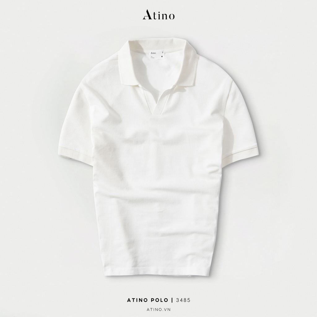 Áo Polo Nam ATINO vải Cotton cao cấp sang trọng lịch lãm chuẩn form PL4.3485