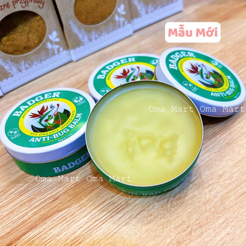 Sáp chống muỗi và côn trùng Badger 56g