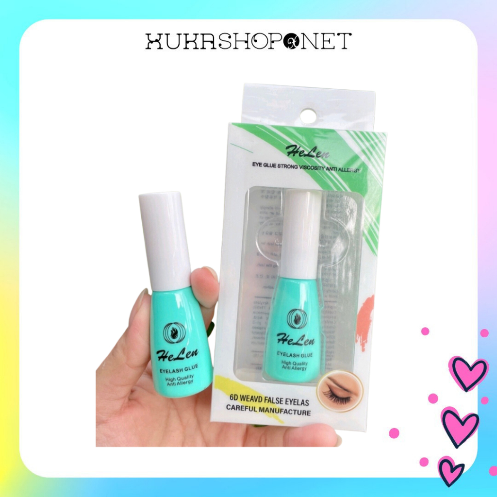 Keo dán mi Helen Eye Glue Strong Viscosity Anti Allergy