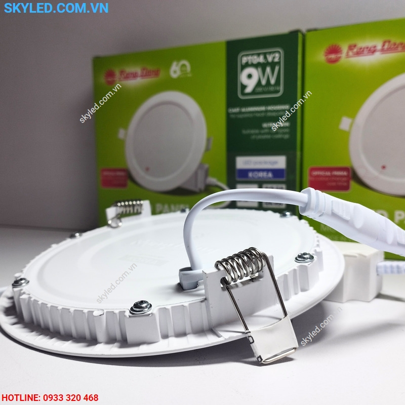 Đèn LED Panel âm trần Rạng Đông PT04.V2 7W - 9W - 12W ánh sáng trắng, vàng.